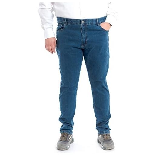 Wampum - jeans 5 tasche regular fit in cotone per uomo (mod. 11747) (eu 52)