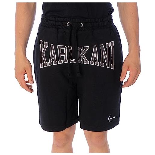 Karl Kani college signature - pantaloncini corti da uomo, nero , m