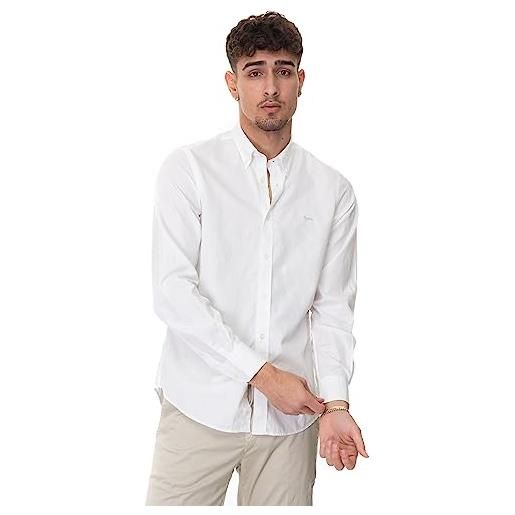 Harmont & Blaine harmont&blain camicia essentials in cotone tinta unita bianco xl
