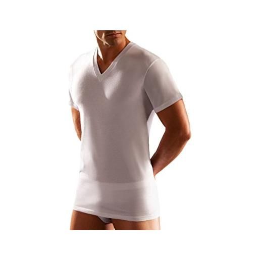 CAGI 6 t-shirt maglietta CAGI art 1305 bianco scollo a v 100% cotone mezza manica 4 5 6 7 8 (7)