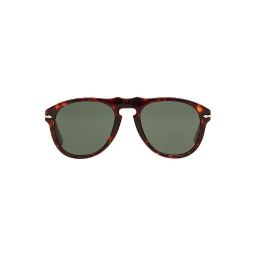 Persol mod. 0649 sun occhiali da sole, unisex adulto, multicolore (grey green 24/31), 56