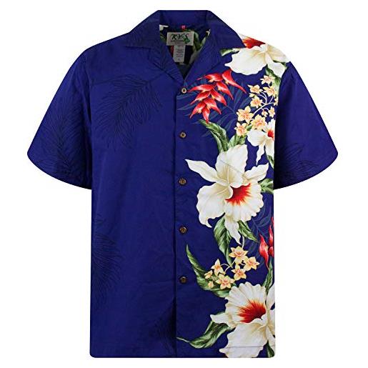 Sky ky`s original camicia hawaiana, wedding, blu l