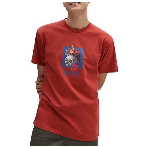 Vans t-shirt da uomo death blooms rossa taglia m cod vn0a7pkisq6