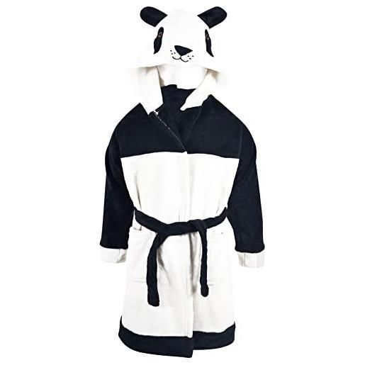A2Z 4 Kids bambini ragazze ragazzi accappatoio novità 3d panda animale morbido - bathrobe panda. _9-10