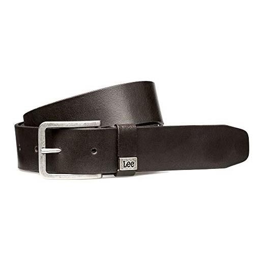 Lee small logo belt cintura, nero (black 01), 95 cm uomo