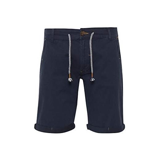 Indicode mika pantaloncini chino shorts panno corti da uomo elasticizzato regular- fit, taglia: m, colore: forged iron (919)