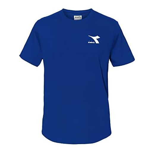 Diadora ss t-shirt core cc uomo maglia cotone sport tinta unita logo 102.178748 taglia s colore principale optical white