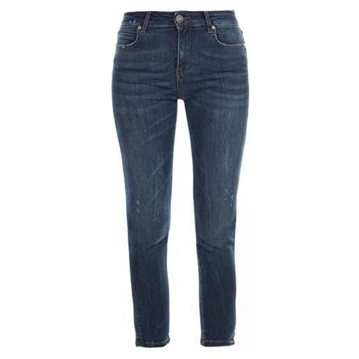 Pinko sabrina 54 skinny pj809 denim jeans, g10_blu mostrina, 29 donna