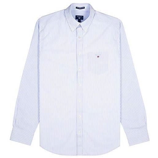 GANT 3046500-468 the broadcloth banker regular fit shirt button down light blue camicia uomo (size xxxxxl)
