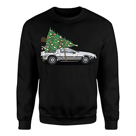 Puzzletee Felpa Natale Unisex con Nome Personalizzato - Babbo Natale Santa Claus, Idea Regalo per Tutta la Famiglia