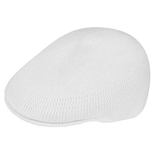 Kangol coppola tropic 507 ventair uomo - berretto estivo cappello piatto con visiera estate primavera/estate - xl (60-61 cm) nero