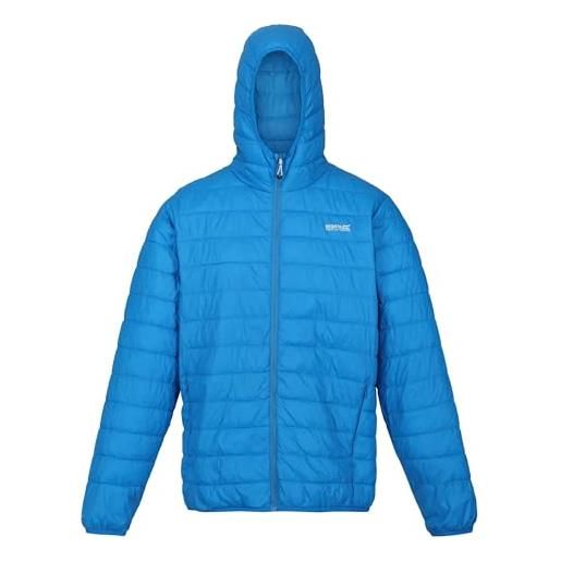 Regatta hillpack - giacca termica imbottita da uomo, con cappuccio, colore: blu indaco, l eu