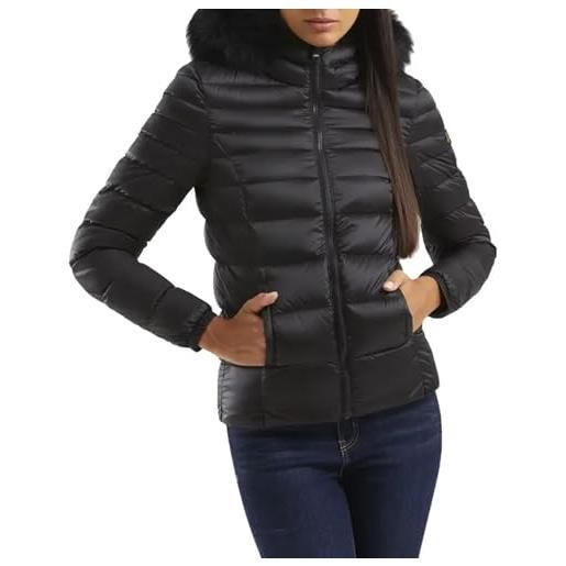 RefrigiWear giacca mead fur donna imbottitura ad iniezione diretta in 100% piuma 90-10 colore nero - misura 50 (xl)
