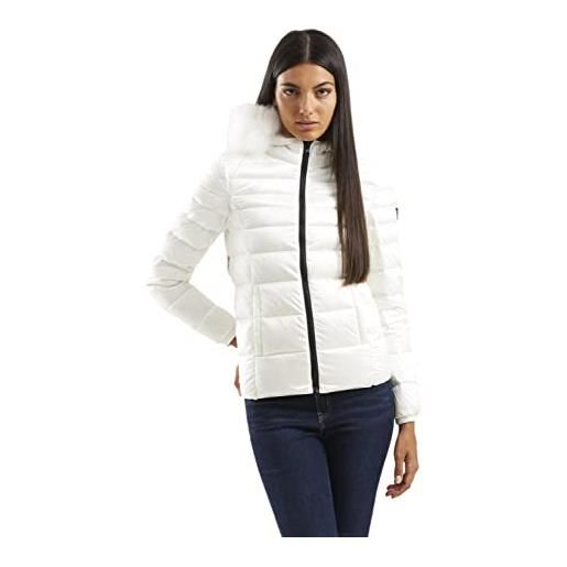 RefrigiWear giacca mead fur donna imbottitura ad iniezione diretta in 100% piuma 90-10 colore nero - misura 48 (l)