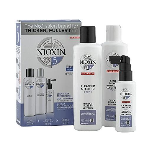 Nioxin sistema 5 trial kit cleanser 150 ml + scalp revitaliser 150 ml + scalp treatment 50 ml