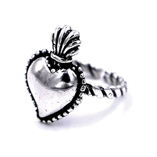 Damiano Argenti anello sacro cuore in argento 925 argento