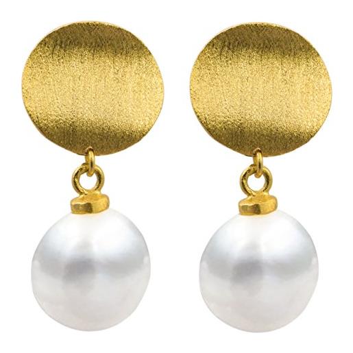 Secret & You orecchini da donna con perle coltivate d'acqua dolce, perle barocche e keshi di secret & you - argento 925 placcato con oro 18 k o rodio. 