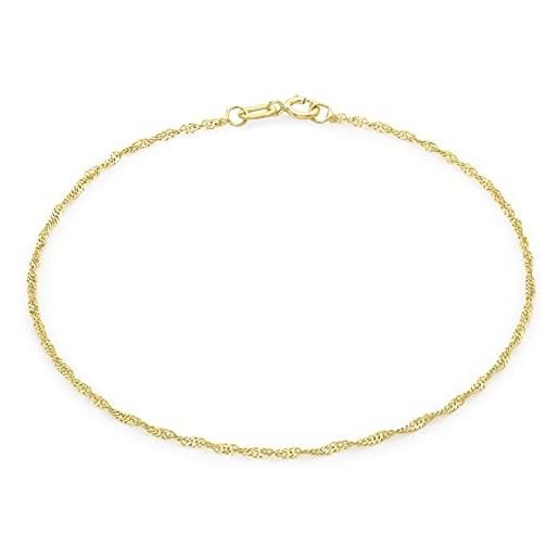 Carissima gold bracciale da donna, in oro giallo 9k (375)