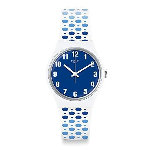 Swatch orologio analogueico quarzo uomo con cinturino in silicone gw201