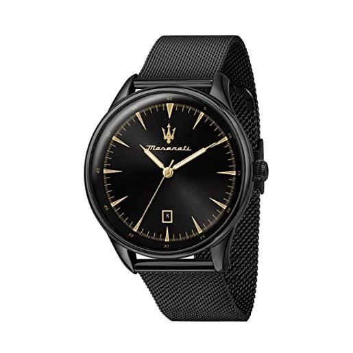 Maserati tradizione orologio uomo, tempo e data, analogico - r8853146001
