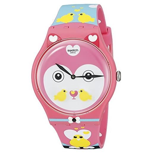 Swatch orologio analogueico quarzo donna con cinturino in silicone suoz190