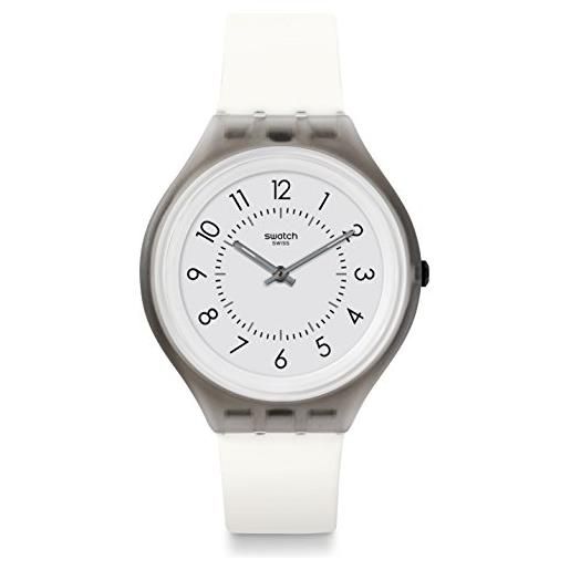 Swatch orologio digitale quarzo unisex con cinturino in silicone svum101
