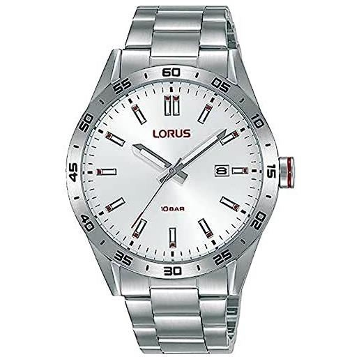 Lorus orologio analogico-digitale quarzo unisex con cinturino in acciaio inox rh963nx9