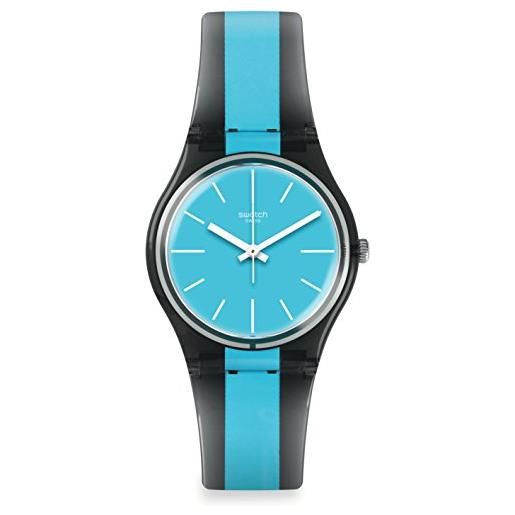 Swatch orologio digitale quarzo uomo con cinturino in plastica gm186
