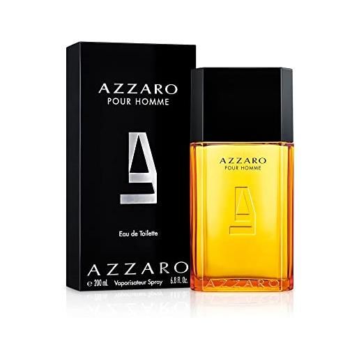 Azzaro pour homme, eau de toilette uomo, 200 ml, profumo aromatico legnoso