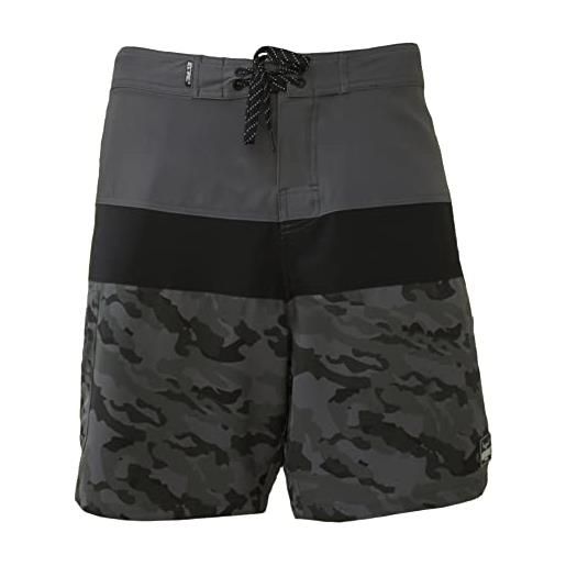 ROCK-IT Apparel men's halios swimming shorts [s-3xl]-pantaloncini da nuoto da uomo grigio/oliva-comodi pantaloncini da bagno mimetici - perfetti per la spiaggia, la piscina o il nuoto all'aperto l