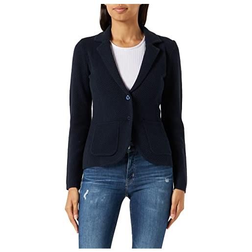 Sisley giacca 12c1m6385 cardigan sweater, blu scuro 06u, l donna
