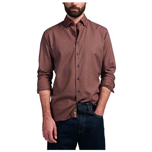 ETERNA uomo flannel shirt regular fit 1/1 orange 3xl_h_1/1