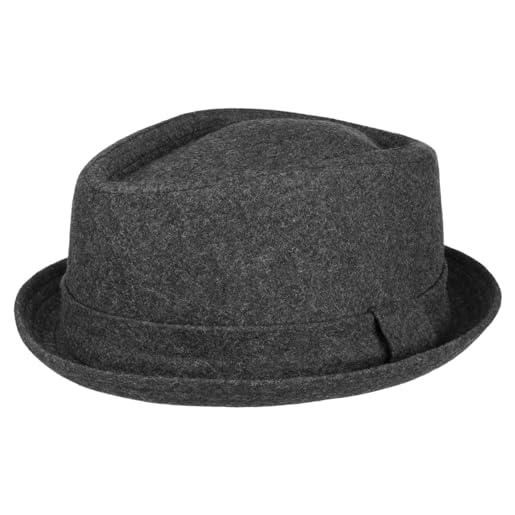 LIPODO diamond crown pork pie cappello feltro lana invernale moda donna uomo