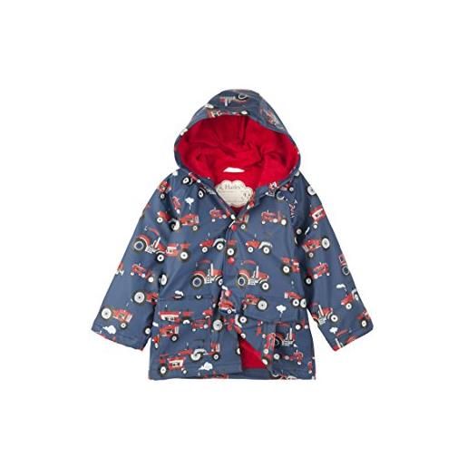 Hatley printed rain jacket impermeabile, (shark frenzy), (taglia produttore: 10 anni) bambino