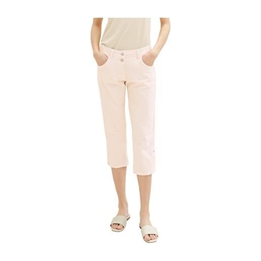 TOM TAILOR 1036630 pantaloni, 32180 - fawn beige offwhite stripe, 50 donna