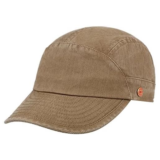MAYSER cappellino marcelo protezione uv donna/uomo - made in the eu berretto baseball cap estivo fibbia metallo, con visiera primavera/estate - 58 cm kaki