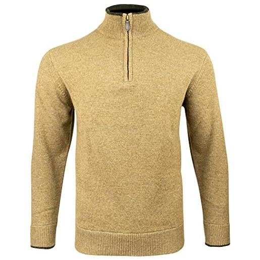 JACK PYKE ashcombe - maglione a maniche lunghe in lana d'agnello, 100% , prugna, xl