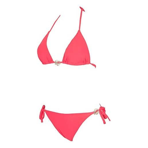 Emporio Armani costume bikini donna mare coppa preformata triangolo articolo 262185 4p300 bikini, 15874 red fresia, l