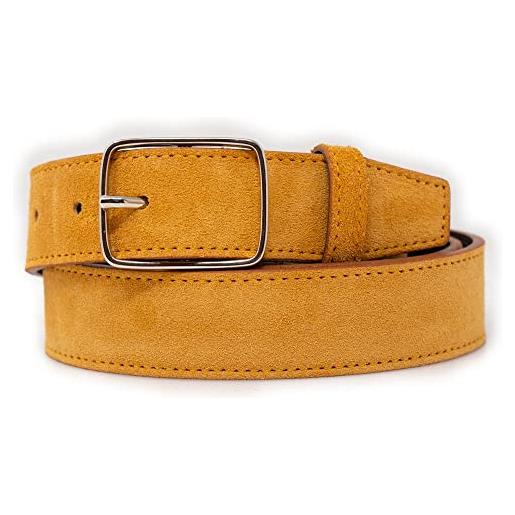 Mission Belt Cintura Uomo In Pelle Autoadattante – Senza Fori Con Fibbia A Scatto 40mm