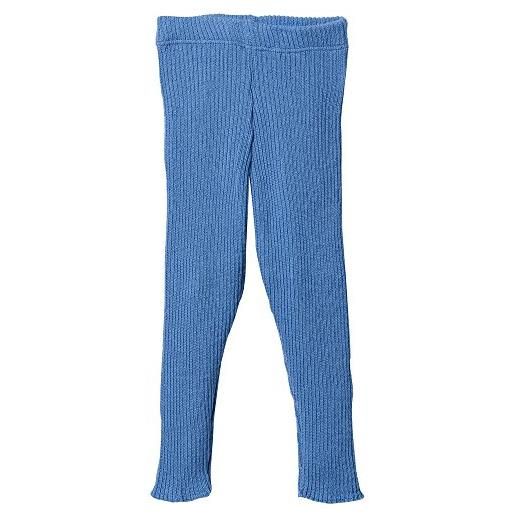 Disana leggings, 100% pura lana vergine merino, per bambini blau taglia unica