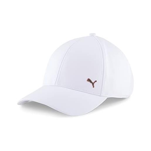 PUMA berretto da golf da donna, bianco brillante, taglia unica