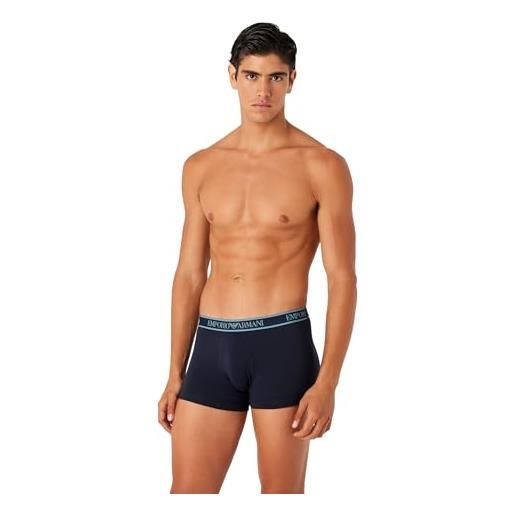 Emporio Armani underwear men's 3-pack core logoband boxer, uomini, black/black/black, 