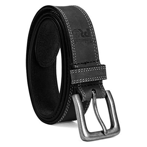 Timberland PRO men's 38mm boot leather belt, black, 52