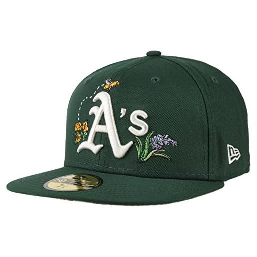 New Era cappellino 59fifty watercolour oakland. Era berretto baseball fitted cap 7 5/8 (60,6 cm) - verde scuro