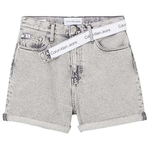 Calvin Klein Jeans mom short pantaloni, denim grey, 26w (regolare) donna