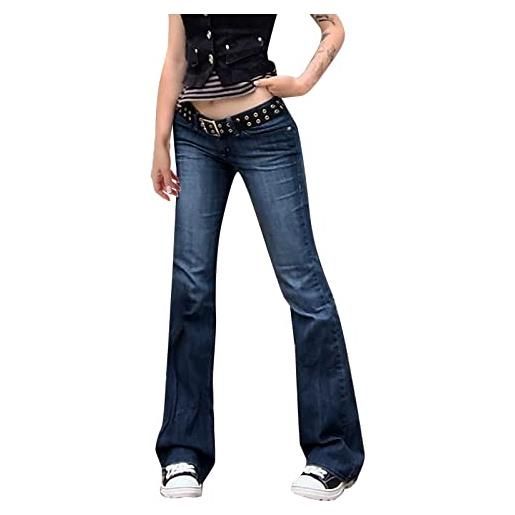 jeans levis 570 straight fit da donna pantaloni vita bassa gamba