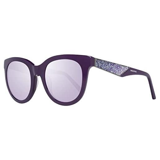 Swarovski sk0126 sunglasses, blue, taglia unica women's
