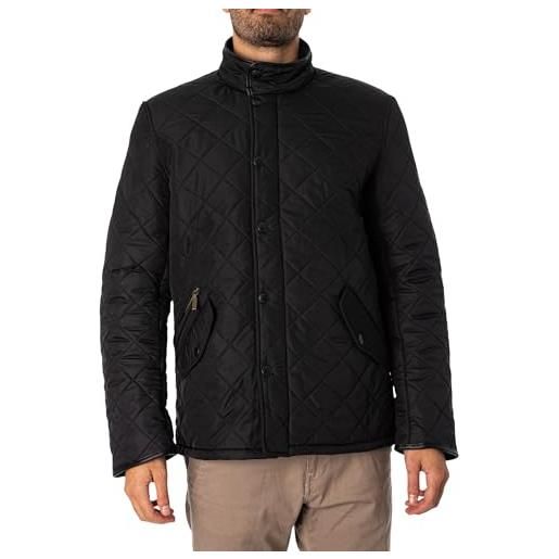 Barbour powell - giacca trapuntata da uomo mqu0281 black m