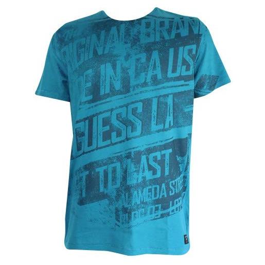 Guess - t-shirt - uomo turquoise s