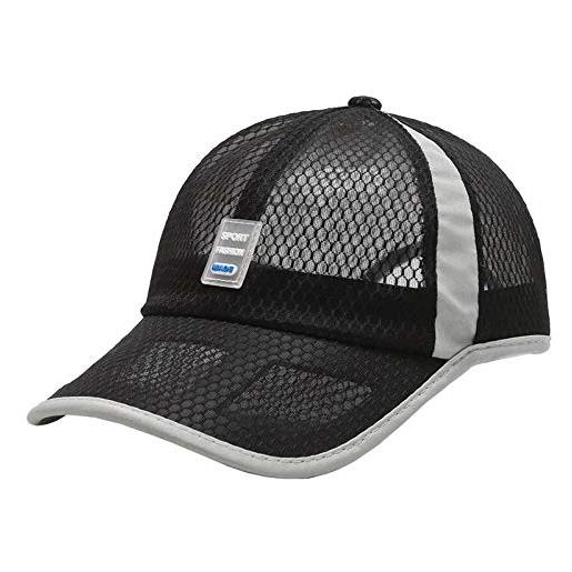 AIEOE berretto da baseball pieno maglia cappello da baseball estivo traspirante regolabile sport baseball cap